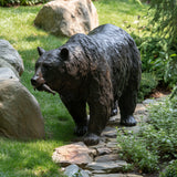 PREMIER Outdoor Large Bronze Statue with Bear holding Fish for Garden, Lake Shore or Park PSB-282-Bronze Sculpture-PREMIER SCULPTURE