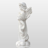 PREMIER Praying Angel Marble Sculpture for Villas Courtyards and Memorial Outdoor Spaces PSM-090-Marble sculpture-PREMIER SCULPTURE