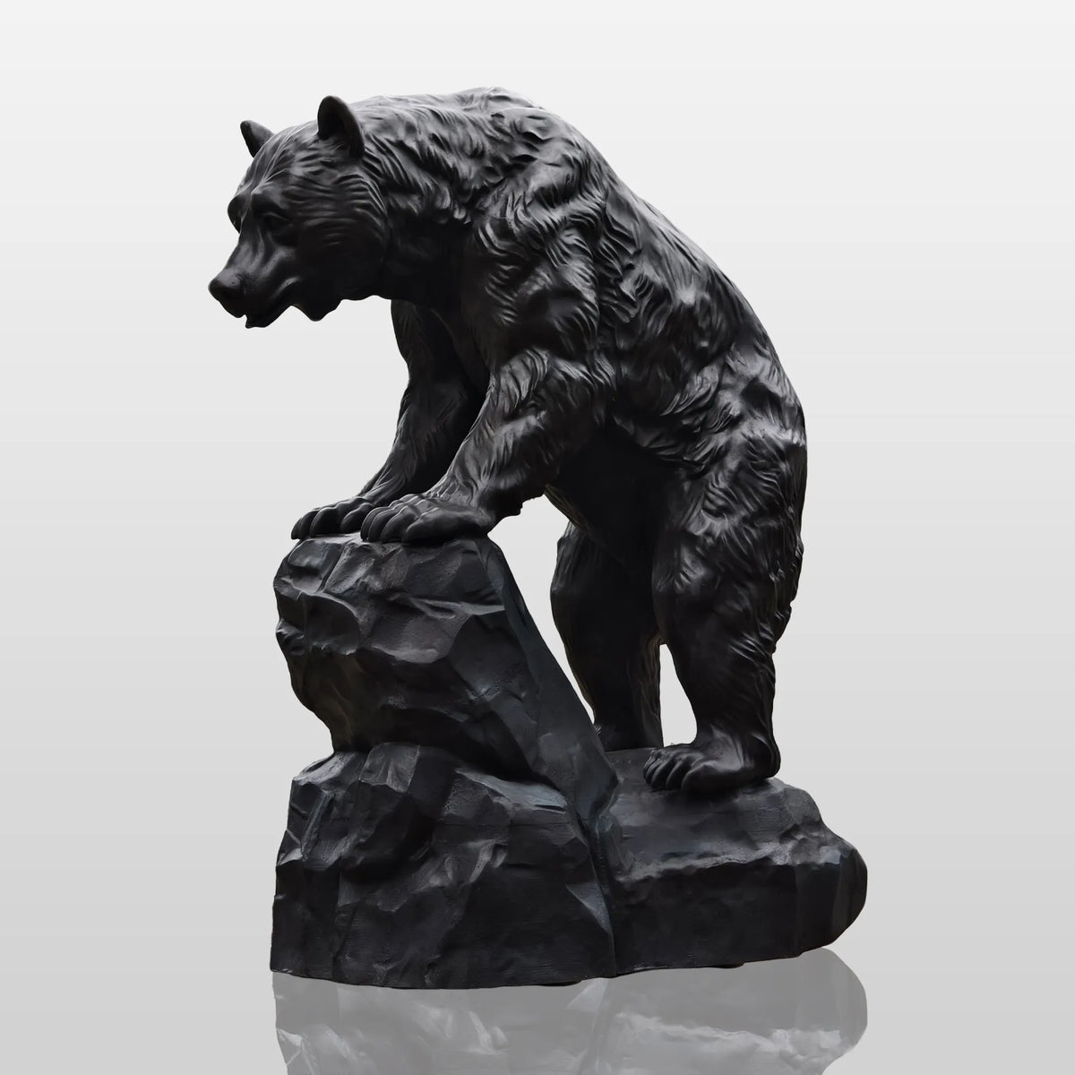PREMIER Realistic Bear Bronze Sculpture for Outdoor Garden Decor PSB-155-Bronze Sculpture-PREMIER SCULPTURE