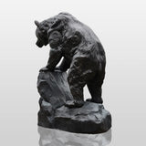 PREMIER Realistic Bear Bronze Sculpture for Outdoor Garden Decor PSB-155-Bronze Sculpture-PREMIER SCULPTURE