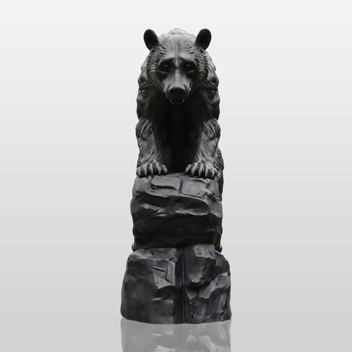 PREMIER Realistic Bear Bronze Sculpture for Outdoor Garden Decor PSB-155-Bronze Sculpture-PREMIER SCULPTURE