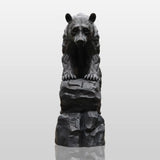PREMIER Realistic Bear Bronze Sculpture for Outdoor Garden Decor PSB-155-Bronze Sculpture-PREMIER SCULPTURE