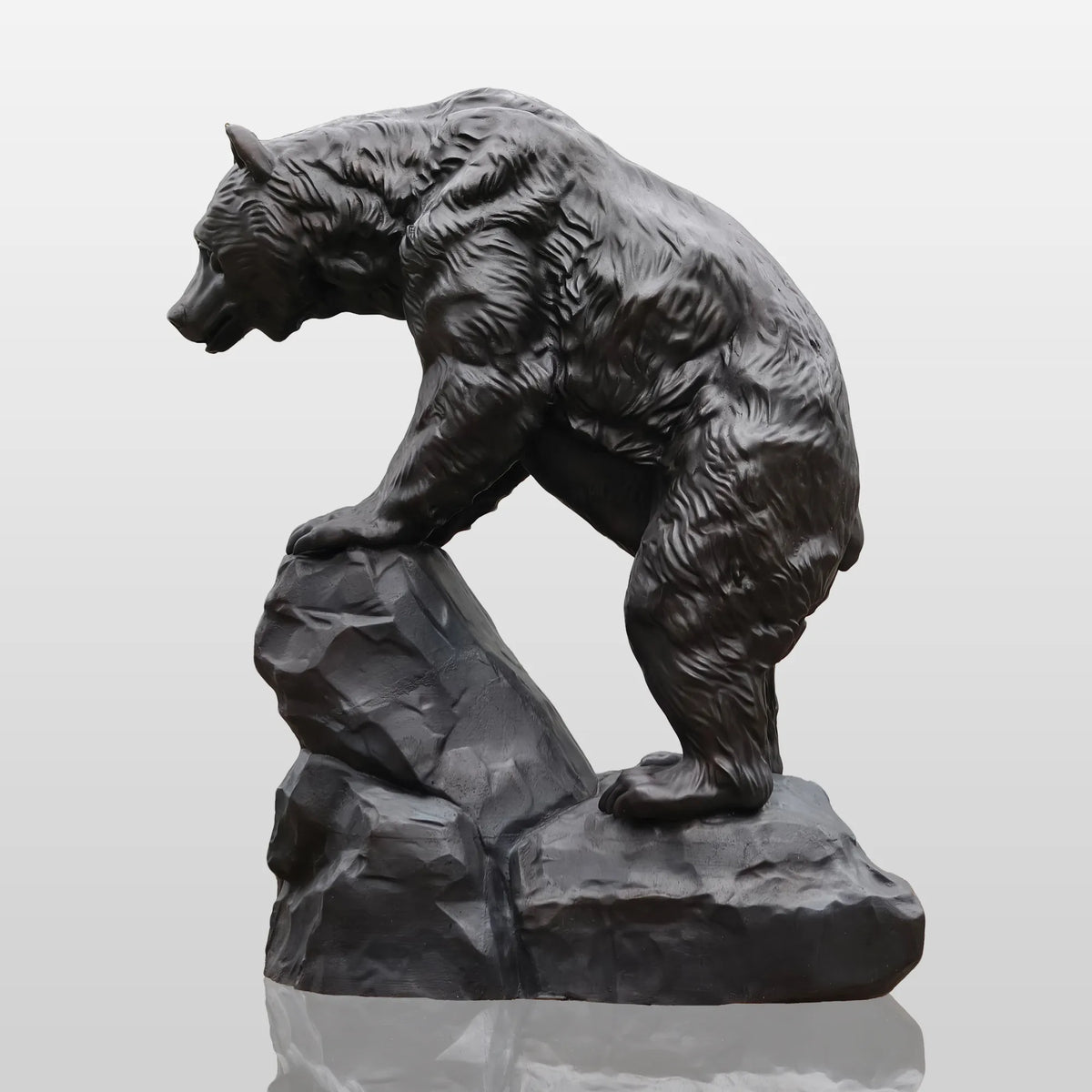 PREMIER Realistic Bear Bronze Sculpture for Outdoor Garden Decor PSB-155-Bronze Sculpture-PREMIER SCULPTURE