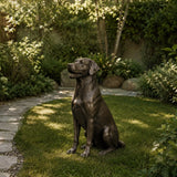 PREMIER Realistic Bronze Dog Sculpture for Gardens, Villa Landscapes, Courtyards or Community Green Spaces PSB-182-Bronze Sculpture-PREMIER SCULPTURE