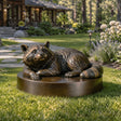 PREMIER Realistic Bronze Raccoon Statue for Front Yard, Flower Bed or Nature Park PSB-222-Bronze Sculpture-PREMIER SCULPTURE