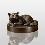 PREMIER Realistic Bronze Raccoon Statue for Front Yard, Flower Bed or Nature Park PSB-222-Bronze Sculpture-PREMIER SCULPTURE