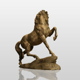 PREMIER Rearing Bronze Horse Sculpture for Luxury Estates, Gardens, and Public Plazas PSB-111-Bronze Sculpture-PREMIER SCULPTURE