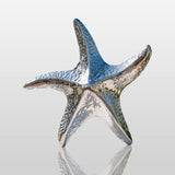 PREMIER Silver Starfish Sculpture with Mirror Polished Finish for Coastal Landscapes PSSS-207-Stainless Steel Sculpture-PREMIER SCULPTURE