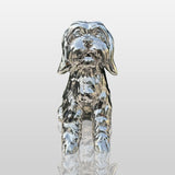 PREMIER Stainless Steel Dog Sculpture with Polished Finish for Living Rooms, Entrances and Modern Home PSSS-172-Stainless Steel Sculpture-PREMIER SCULPTURE