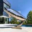 PREMIER Stainless Steel Fish Statue in Rainbow Trout for Garden Poolside, Backyard Lawn or Town Park PSSS-302-Stainless Steel Sculpture-PREMIER SCULPTURE