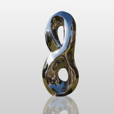 PREMIER Stainless Steel Loop Sculpture in Fluid Form for Hotels, Garden Entrances and Landscaped Walkways PSSS-165-Stainless Steel Sculpture-PREMIER SCULPTURE