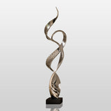 PREMIER Stainless Steel Ribbon Sculpture for Living Room Corner, Entry Foyer or Sitting Room PSSS-294-Stainless Steel Sculpture-PREMIER SCULPTURE