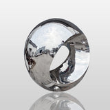 PREMIER Stainless Steel Ring Sculpture with Mirror Polished Finish for Coastal Gardens and Outdoor Spaces PSSS-191-Stainless Steel Sculpture-PREMIER SCULPTURE