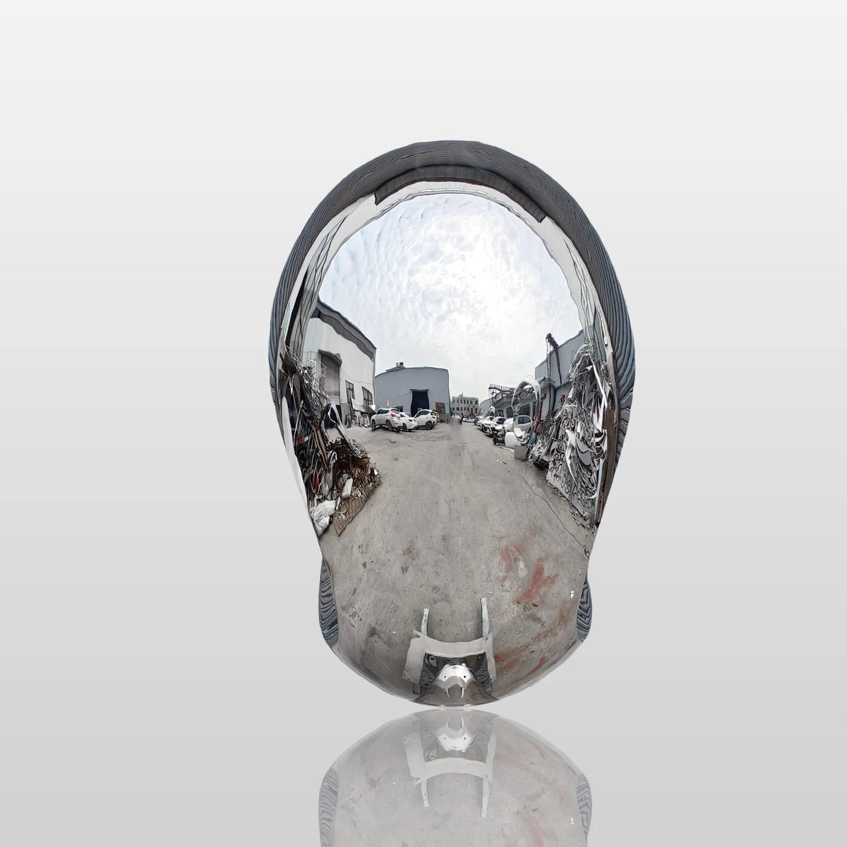 PREMIER Stainless Steel Ring Sculpture with Mirror Polished Finish for Coastal Gardens and Outdoor Spaces PSSS-191-Stainless Steel Sculpture-PREMIER SCULPTURE