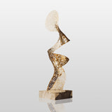 PREMIER Stainless Steel Sculpture in Polished Ribbon Form for Resorts, Luxury villas, and Garden Landscapes PSSS-156-Stainless Steel Sculpture-PREMIER SCULPTURE