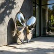 PREMIER Stainless Steel Sculpture with Abstract Heart Design for Entrance, Walkway or Wedding Garden PSSS-329-Stainless Steel Sculpture-PREMIER SCULPTURE