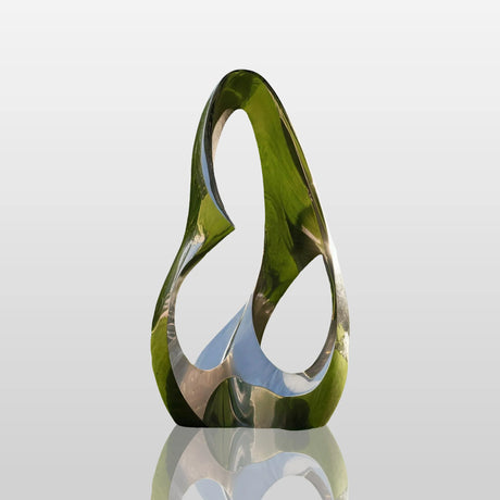 PREMIER Stainless Steel Sculpture with Abstract Ring Design for Lakeside, Villas Lawns or Garden Landscapes PSSS-253-Stainless Steel Sculpture-PREMIER SCULPTURE