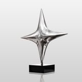PREMIER Stainless Steel Sculpture with Polished Star Design for Modern Luxury Homes and Art Spaces PSSS-141-Stainless Steel Sculpture-PREMIER SCULPTURE