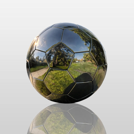 PREMIER Stainless Steel Soccer Sculpture Features a Traditional Geometric Design for Outdoor Settings and Sports Venues PSSS-211-Stainless Steel Sculpture-PREMIER SCULPTURE