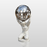 PREMIER Strong Atlas Marble Sculpture with Lifelike Design Perfect for Outdoor Gardens, Plazas or Beside the Fountain PSM-097-Marble sculpture-PREMIER SCULPTURE
