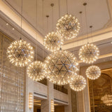 PREMIER Suspended Ball Sculpture in Stainless Steel for Hotel Lobbies, Luxury Shopping Malls and Commercial Spaces PSSS-270-Stainless Steel Sculpture-PREMIER SCULPTURE