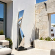 PREMIER Tall Stainless Steel Sculpture for Courtyard, Hotel or Home Garden PSSS-331-Stainless Steel Sculpture-PREMIER SCULPTURE
