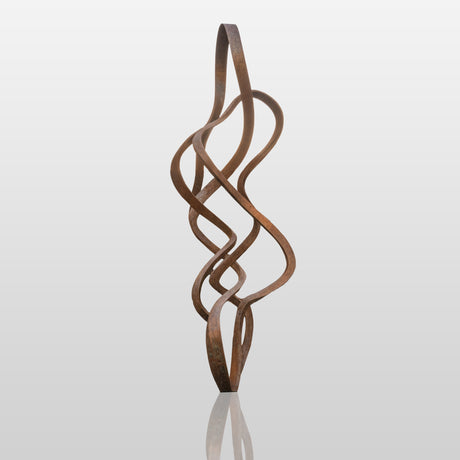 PREMIER Twisting Bronze Sculpture with Abstract Expressionism Design Ideal for Modern Gardens, Art Parks and Hotel Entrances PSB-149-Bronze Sculpture-PREMIER SCULPTURE