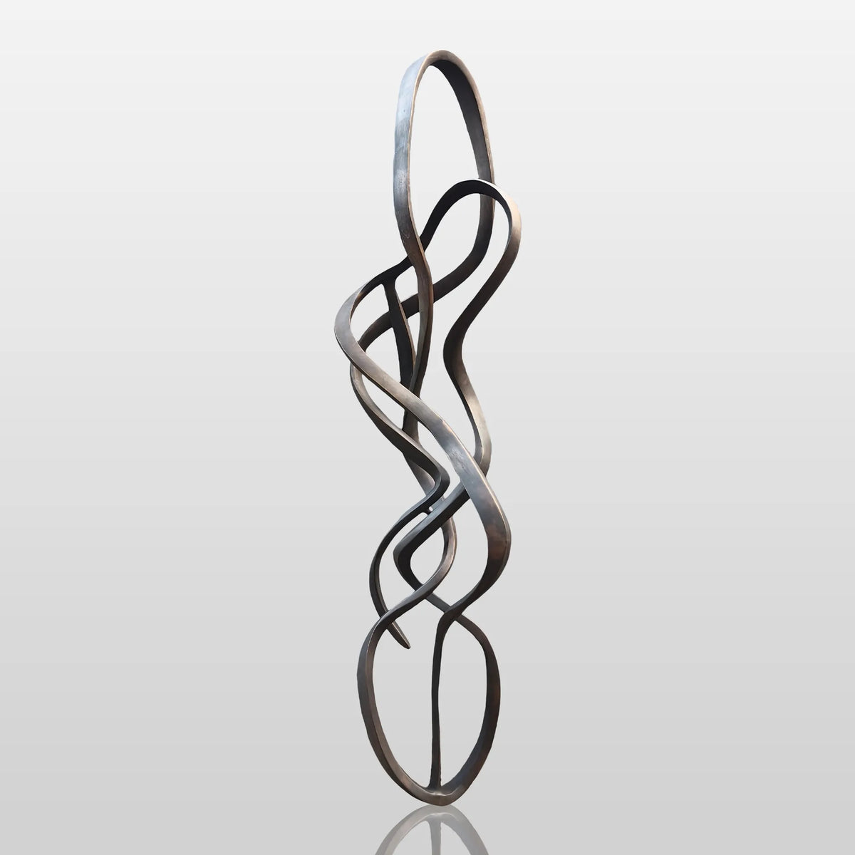 PREMIER Twisting Bronze Sculpture with Abstract Expressionism Design Ideal for Modern Gardens, Art Parks and Hotel Entrances PSB-149-Bronze Sculpture-PREMIER SCULPTURE