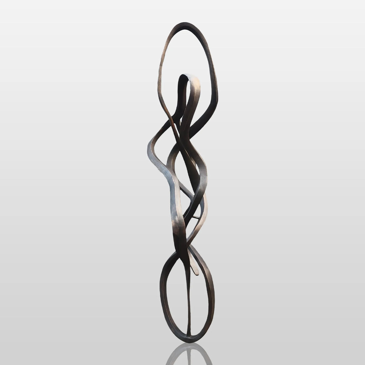 PREMIER Twisting Bronze Sculpture with Abstract Expressionism Design Ideal for Modern Gardens, Art Parks and Hotel Entrances PSB-149-Bronze Sculpture-PREMIER SCULPTURE