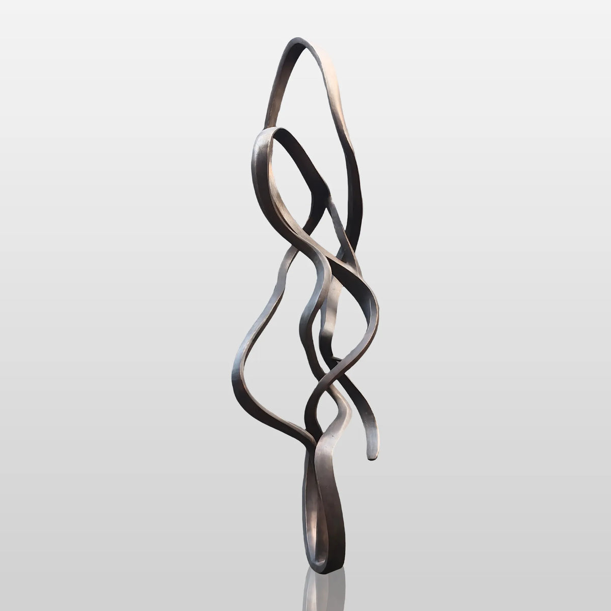 PREMIER Twisting Bronze Sculpture with Abstract Expressionism Design Ideal for Modern Gardens, Art Parks and Hotel Entrances PSB-149-Bronze Sculpture-PREMIER SCULPTURE