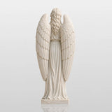 PREMIER White Marble Angel Statue for Entry Hall, Grand Foyer, Hotel Lobby or Church PSM-173-Marble sculpture-PREMIER SCULPTURE