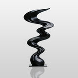 PREMIER Matte Black Stainless Steel Sculpture for modern villa or Lobby Decor PSSS-267-Stainless Steel Sculpture-PREMIER SCULPTURE