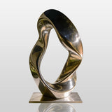 PREMIER Mobius Strip Sculpture with Minimalist Style for Outdoor Garden and Villa Courtyard Decor PSSS-217-Stainless Steel Sculpture-PREMIER SCULPTURE
