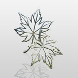 PREMIER Modern Maple Leaf Sculpture in Stainless Steel for Outdoor Garden and Park Decor PSSS-225-Stainless Steel Sculpture-PREMIER SCULPTURE