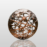 PREMIER Starry Openwork Bronze Sphere Sculpture for Outdoor Estate Decor PSB-150-Bronze Sculpture-PREMIER SCULPTURE