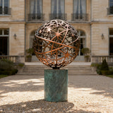 PREMIER Starry Openwork Bronze Sphere Sculpture for Outdoor Estate Decor PSB-150-Bronze Sculpture-PREMIER SCULPTURE