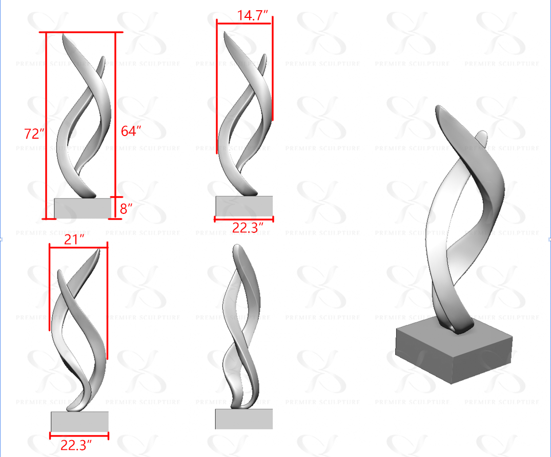 PREMIER Luxury Bronze Artwork Modern Sculpture PSB-052——50% Deposit payment for Suzanne Guasch