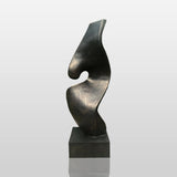 PREMIER Bronze Abstract Sculpture Fluid Modern Art for Gardens, Hotels, and Architectural Spaces PSB-089