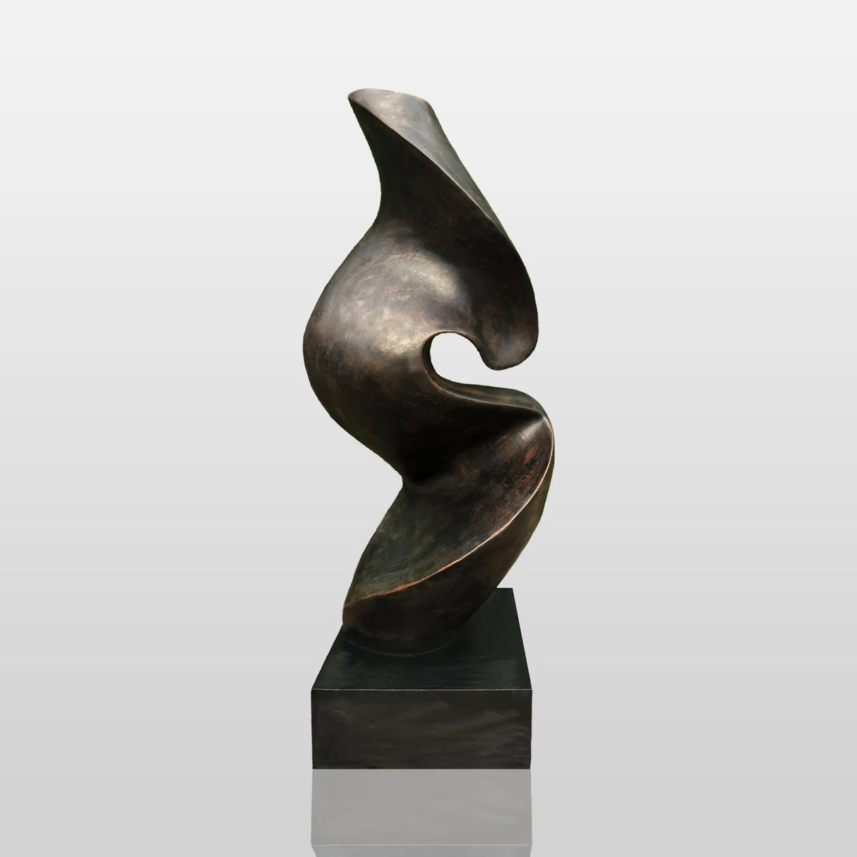 PREMIER Bronze Abstract Sculpture Fluid Modern Art for Gardens, Hotels, and Architectural Spaces PSB-089