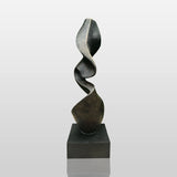 PREMIER Bronze Abstract Sculpture Fluid Modern Art for Gardens, Hotels, and Architectural Spaces PSB-089