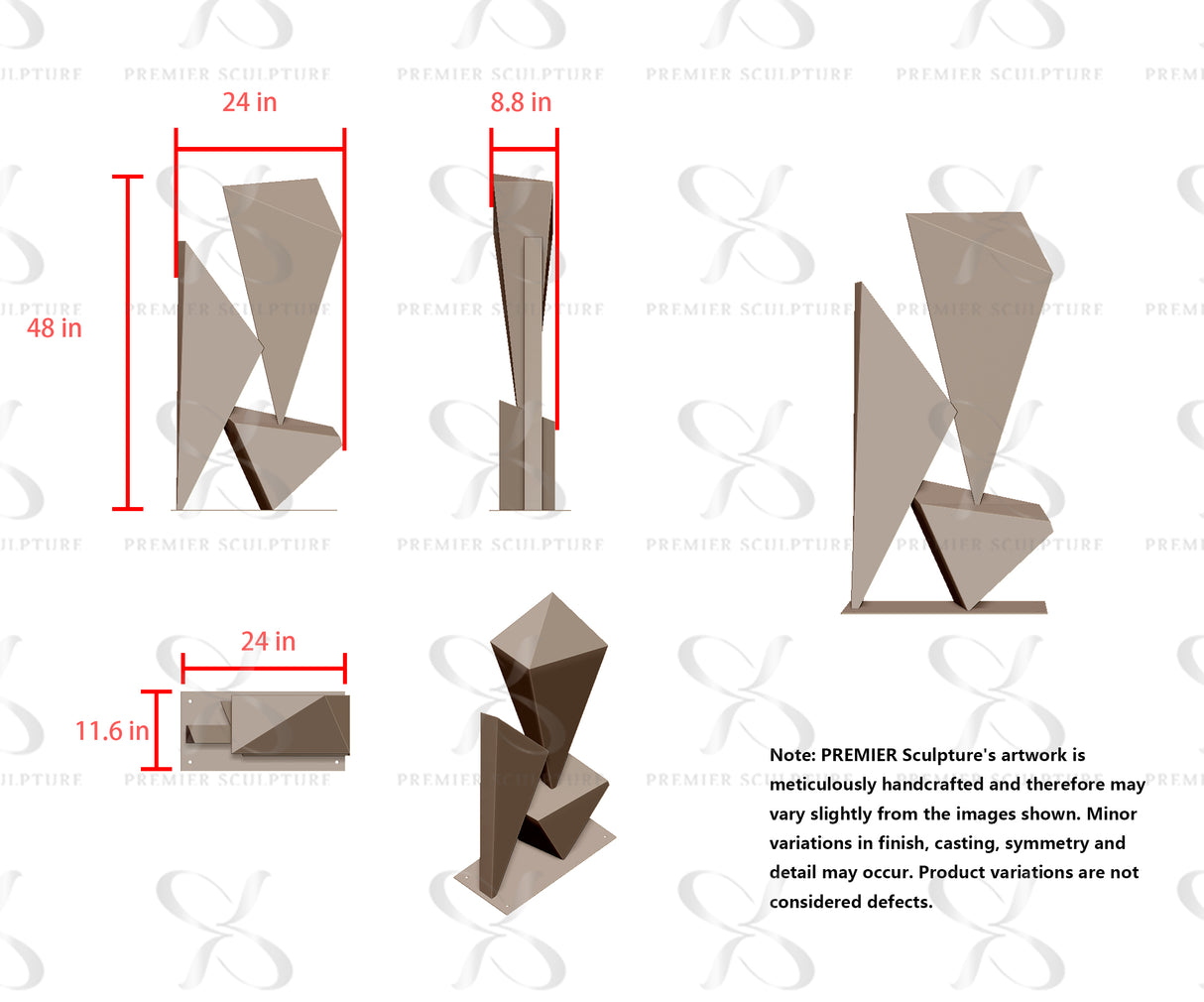 PREMIER Custom Bronze Sculpture PSC020 and PSC021——50% Deposit payment for Kathy
