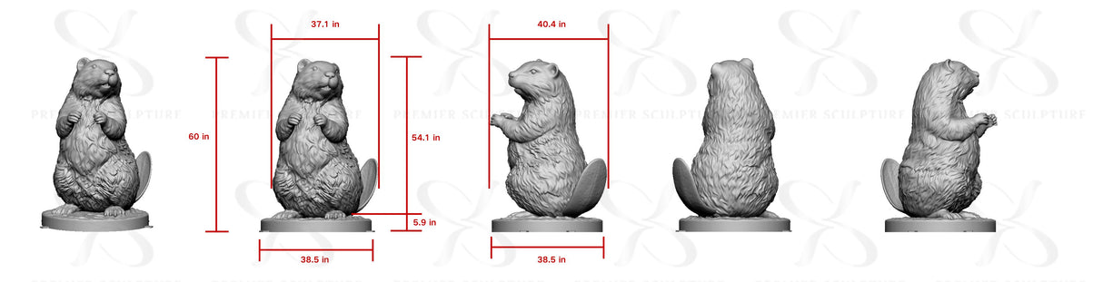 PREMIER Custom Beaver Sculpture PSC-066 —— Custom Link for John Callaham