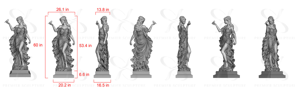 PREMIER Custom Figure Sculpture PSC-078 - 50% Deposit Custom Link for Jenny Dana