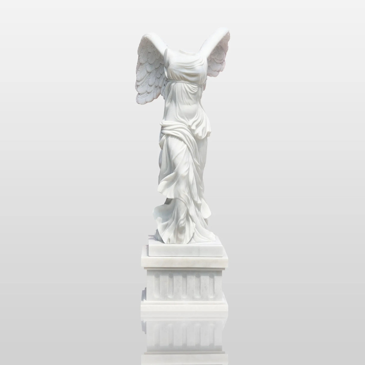PREMIER Winged Nike Victory of Samothrace 27.1"W x 75"H x 38.3"D PSIS-003-Marble sculpture-PREMIER SCULPTURE