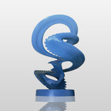 PREMIER Custom Blue Spiral Healing Text Sculpture 8.5"W x 10"H x 8"D PSIS-007