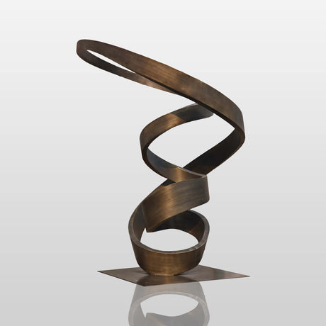 PREMIER Custom Mobius Spiral Sculpture 94.6"W x 123"H x 81.9"D PSIS-009-Stainless Steel Sculpture-PREMIER SCULPTURE