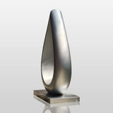 PREMIER Custom Hollow Teardrop Sculpture 33.8"W x 60"H x 20.2"D PSIS-010-Stainless Steel Sculpture-PREMIER SCULPTURE