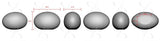 PREMIER Stainless Steel Reflective Pebble Sculpture PSSS-063 - Custom Link for PJ Yaz