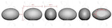 PREMIER Stainless Steel Reflective Pebble Sculpture PSSS-063 - Custom Link for PJ Yaz