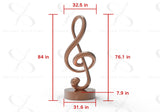 PREMIER Stainless Steel Sculpture with Modern Musical Design PSSS-257——50% Deposit payment for Robert Kalimian